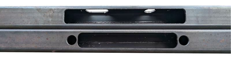 40mm x40mm x 2.5 x 2m profiles and 40 lock black handles - Image 2